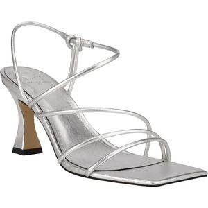 Marc Fisher Demi stroppy sandals in silver 6.5